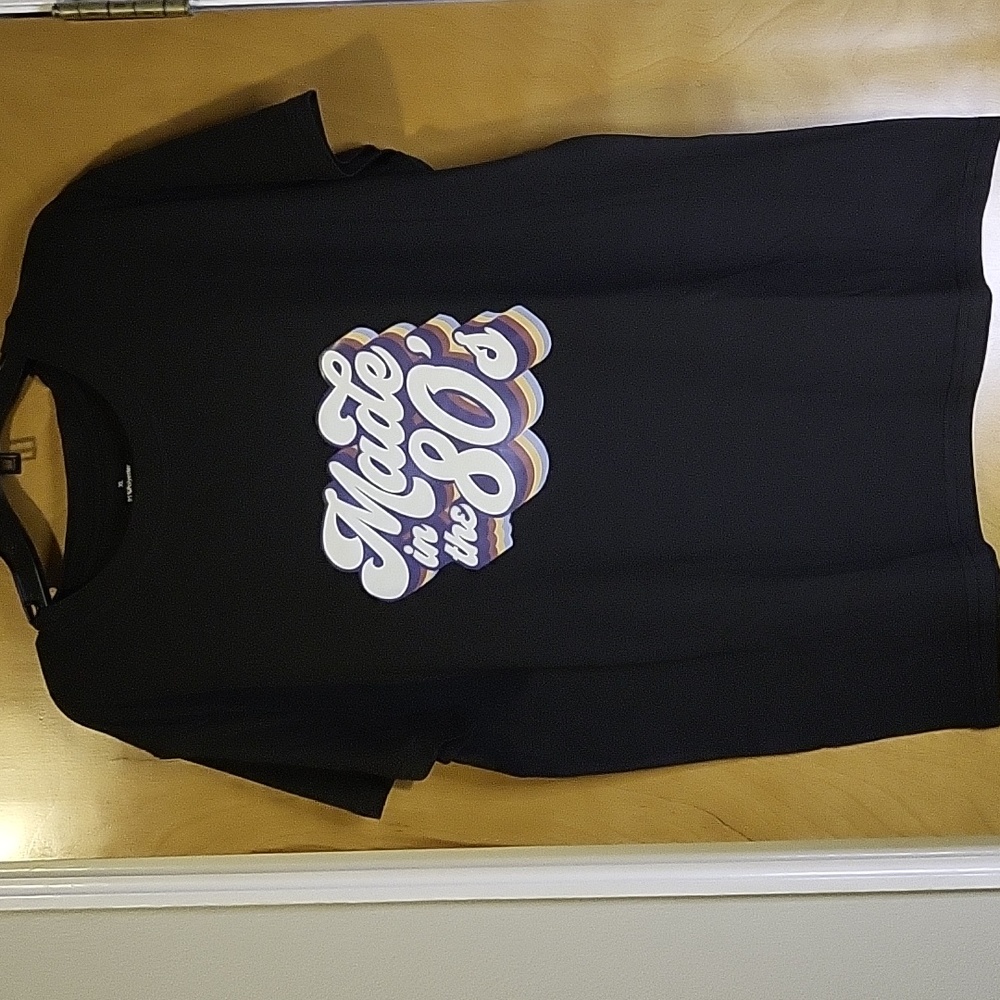 Womens Black "Made In The 80's" Short Sleeve T-shirt
